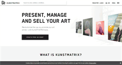 Desktop Screenshot of kunstmatrix.com